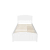 Twin Size Platform Bed with Two Storage Drawers for Kids - [Headboard]