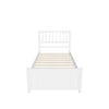 Wood Kids Bed Frame with Headboard and Footboard