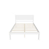 Wood Full Size Vintage Platform Bed Frame with Headboard
