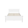 Wooden Full Size Platform Bed with Headboard - [Sleigh]