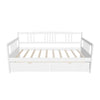 Twin Size Daybed with Storage Drawers - [Wood, Slat Back]