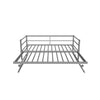 Convertible Metal Twin Daybed with Pop Up Trundle Bed