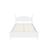 Wood Traditional Full Size Platform Bed Frame with Headboard