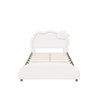 Modern Velvet Full Size Upholstered Bed Frame with Headboard and Light