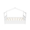 Kids Low Wooden House Bed with Storage and Headboard - [Drawers, Footboard]