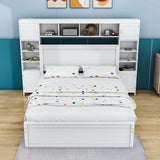 Smart Queen Storage Bed Frame with Headboard and Charging Station