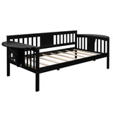 Wood Twin Daybed with Storage - [Side Table/Shelves]