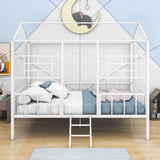 Full Size Metal House Bed Frame for Kids, Toddler