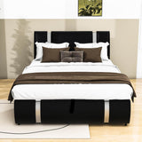 PU Leather Full Size Upholstered Platform Storage Bed - [Hydraulic System]