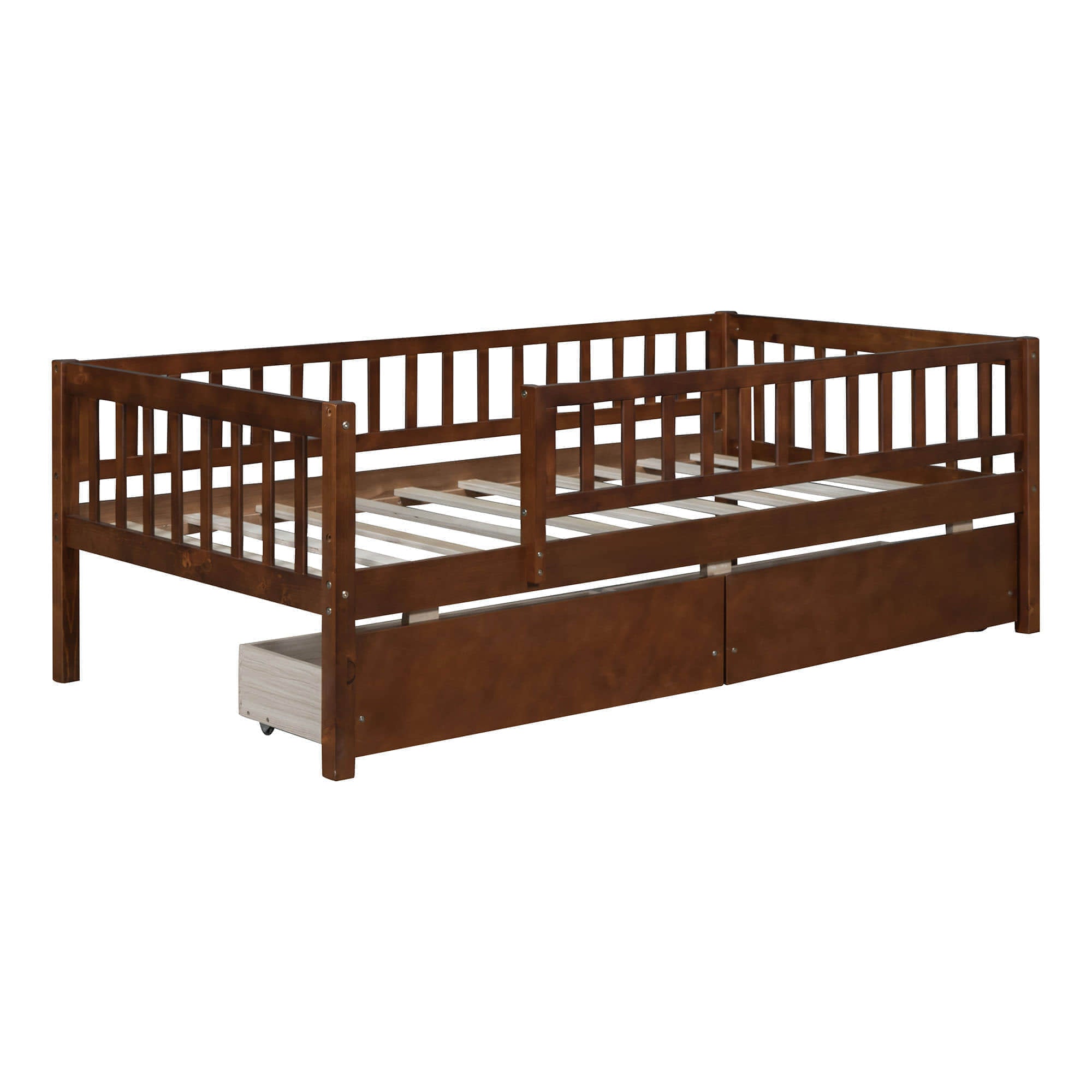 Twin Size Toddler Nursery Daybed with Storage Drawers