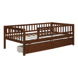 Twin Size Toddler Nursery Daybed with Storage Drawers