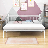 Metal Twin Daybed with Pop up Trundle