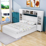 Smart Queen Storage Bed Frame with Headboard and Charging Station