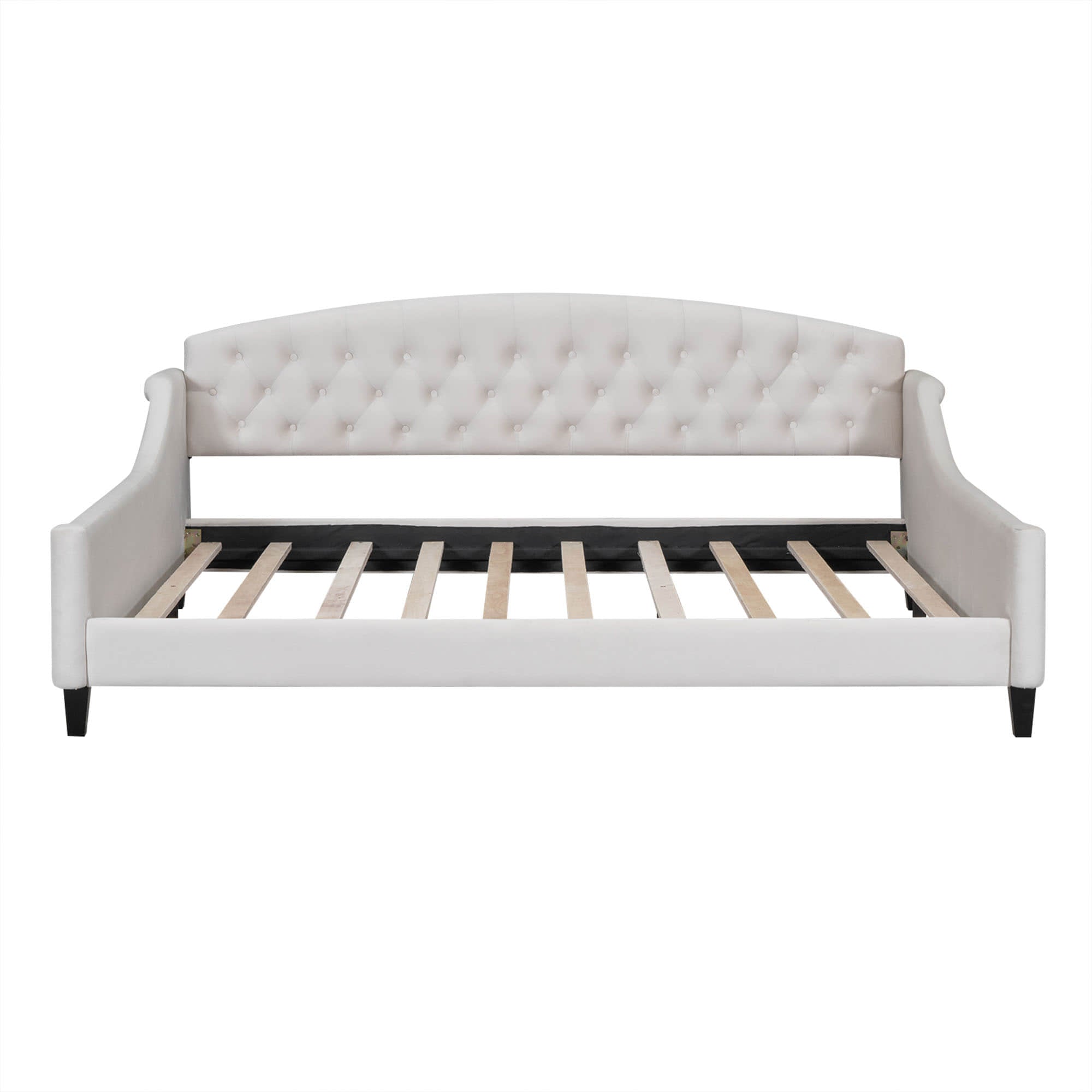 Modern Luxury Upholstered Full Size Daybed for Adults