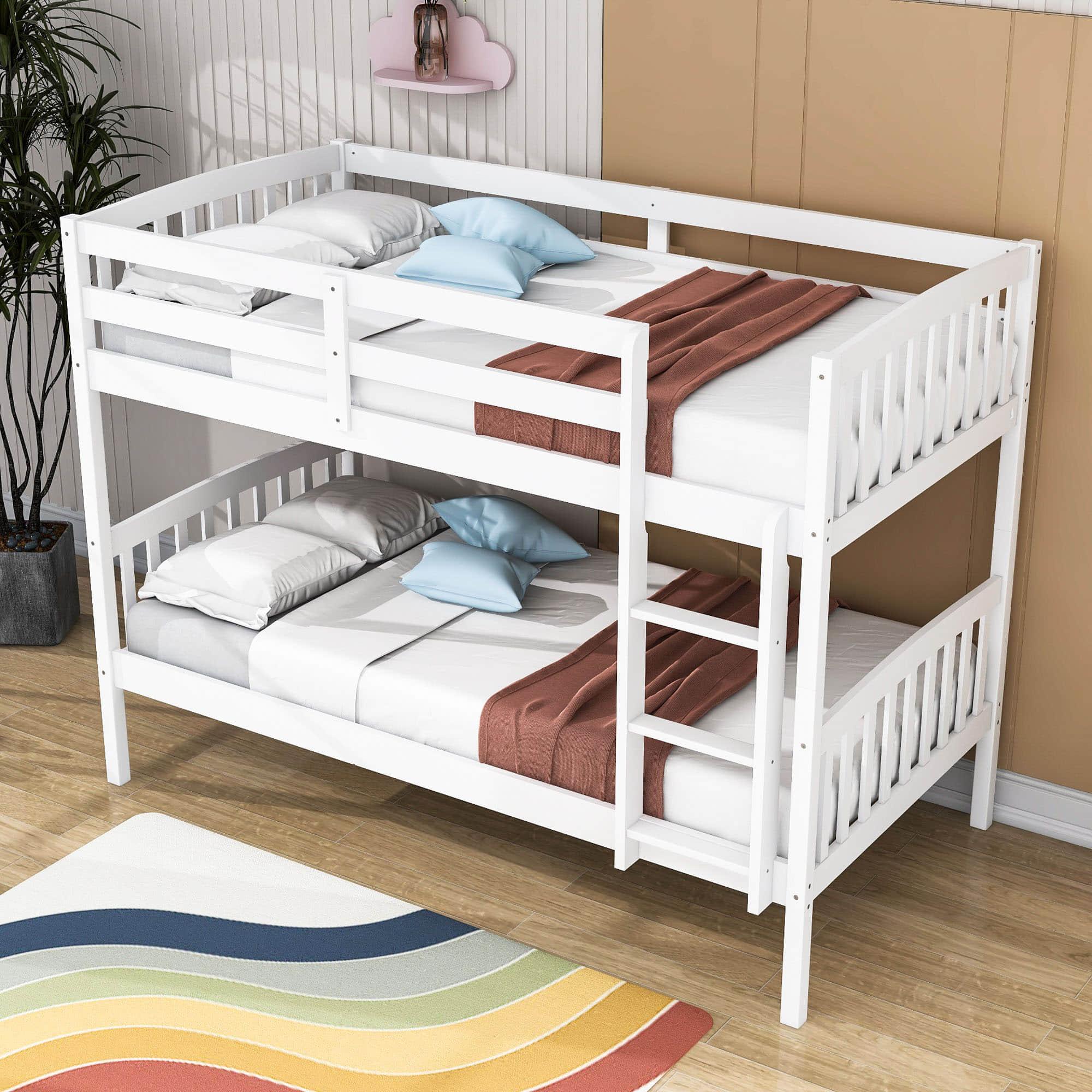 Standard Convertible Modern Twin Bunk Beds for Kids - [Scandinavian]