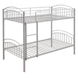 Convertible Twin Over Twin Bunk Beds for Kids, Adults - [Metal, Small Room]