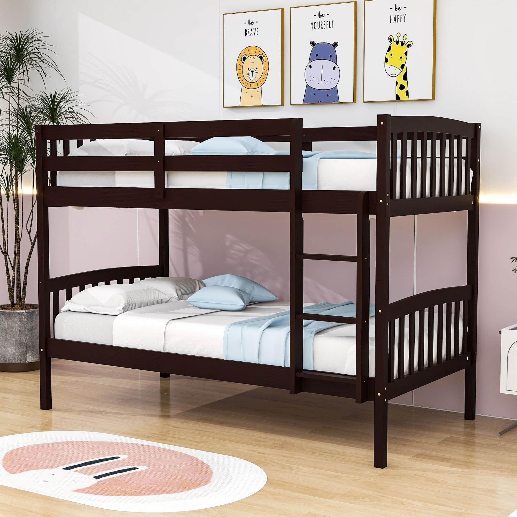 Standard Convertible Modern Twin Bunk Beds for Kids - [Scandinavian]