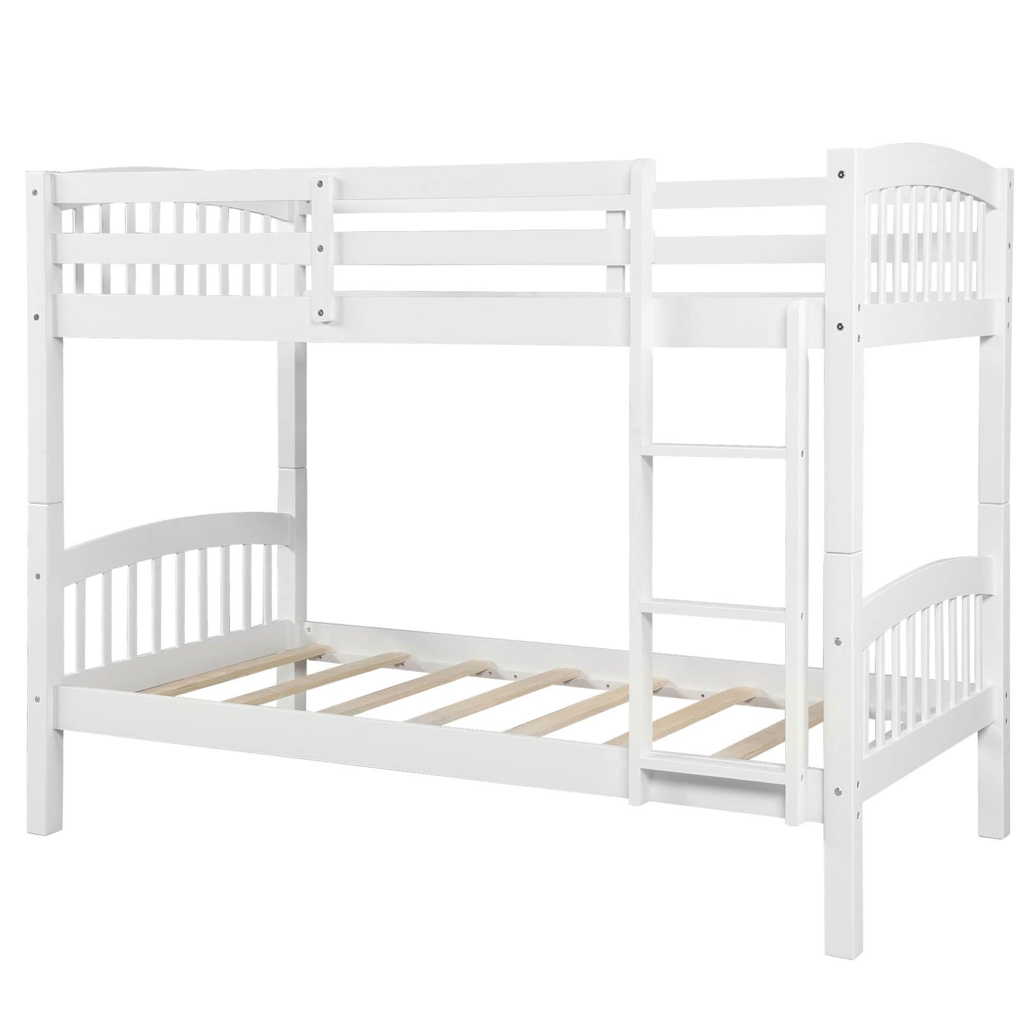 Standard Convertible Modern Twin Bunk Beds for Kids - [Scandinavian]