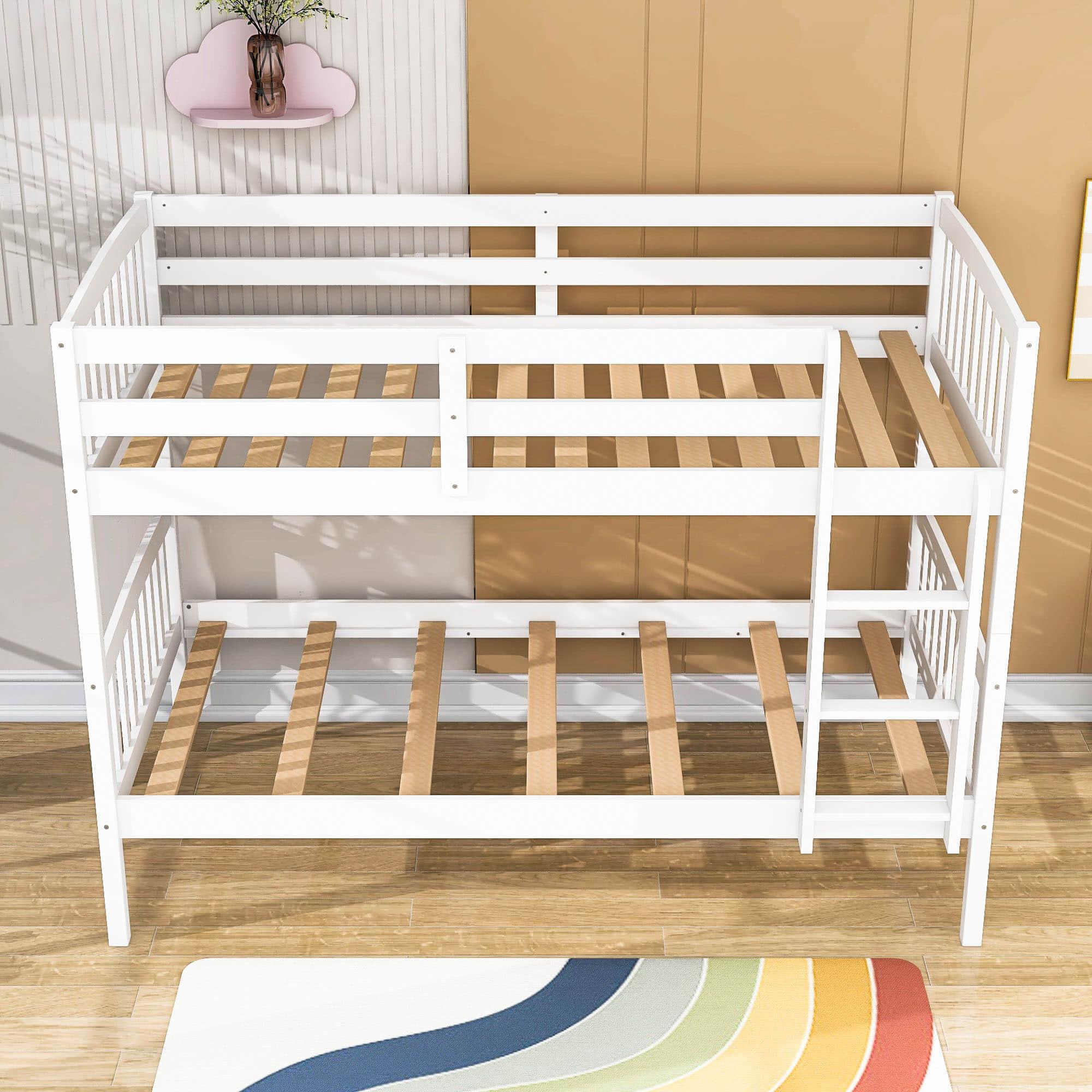 Standard Convertible Modern Twin Bunk Beds for Kids - [Scandinavian]