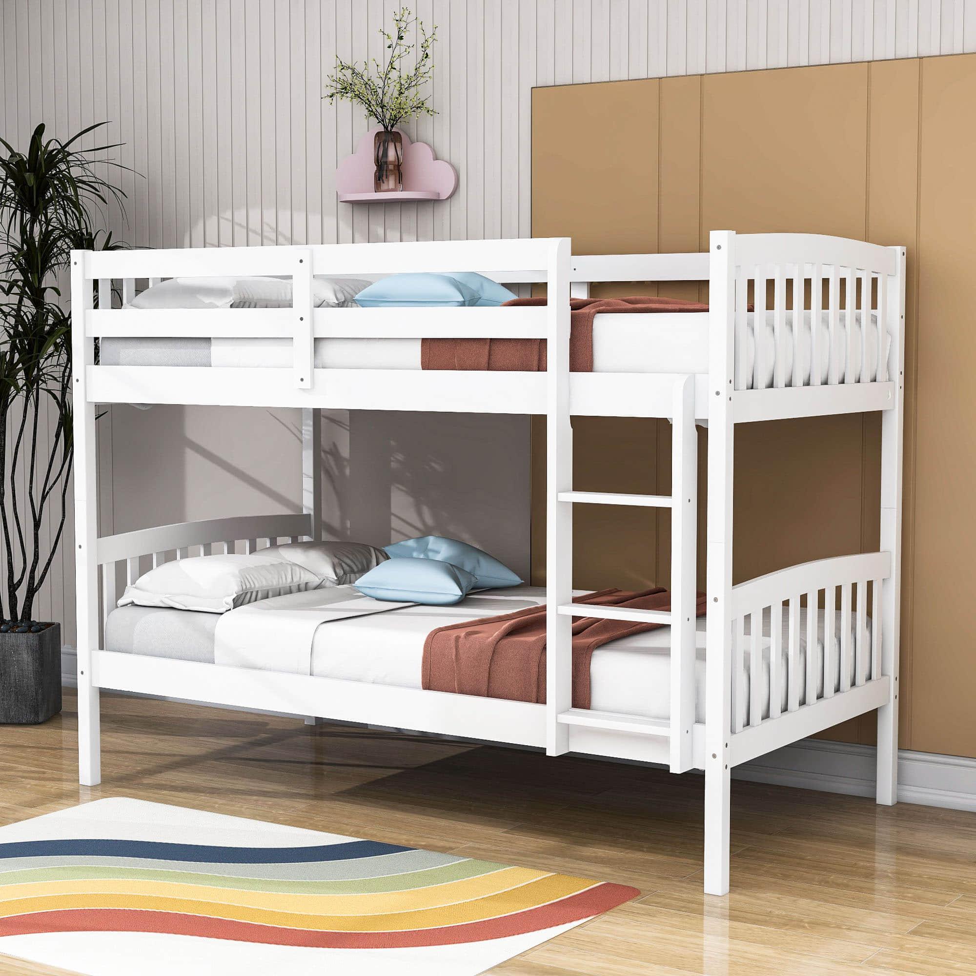 Standard Convertible Modern Twin Bunk Beds for Kids - [Scandinavian]