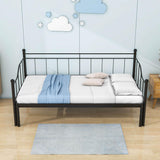 Metal Twin Daybed with Pop up Trundle