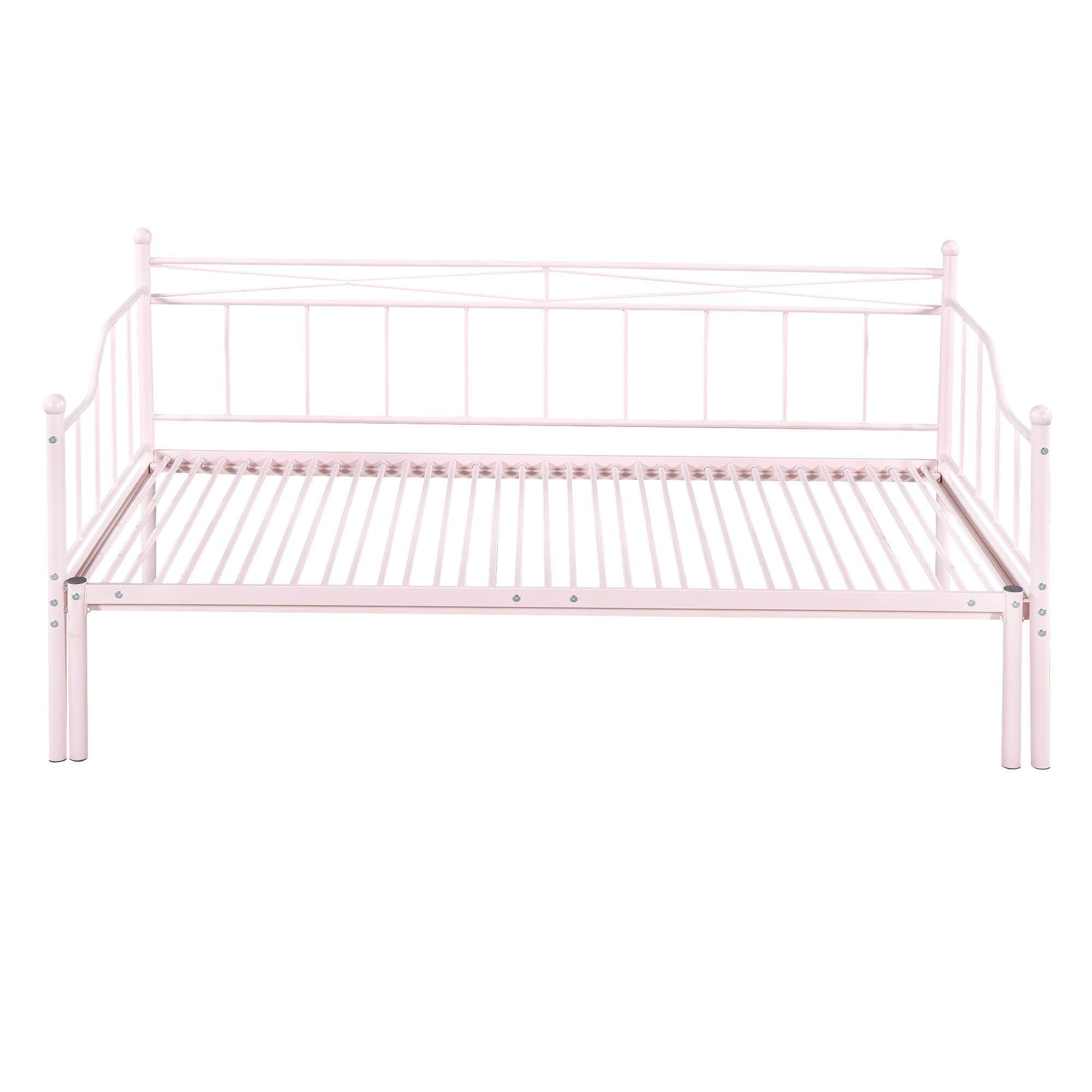 Metal Twin Daybed with Pop up Trundle