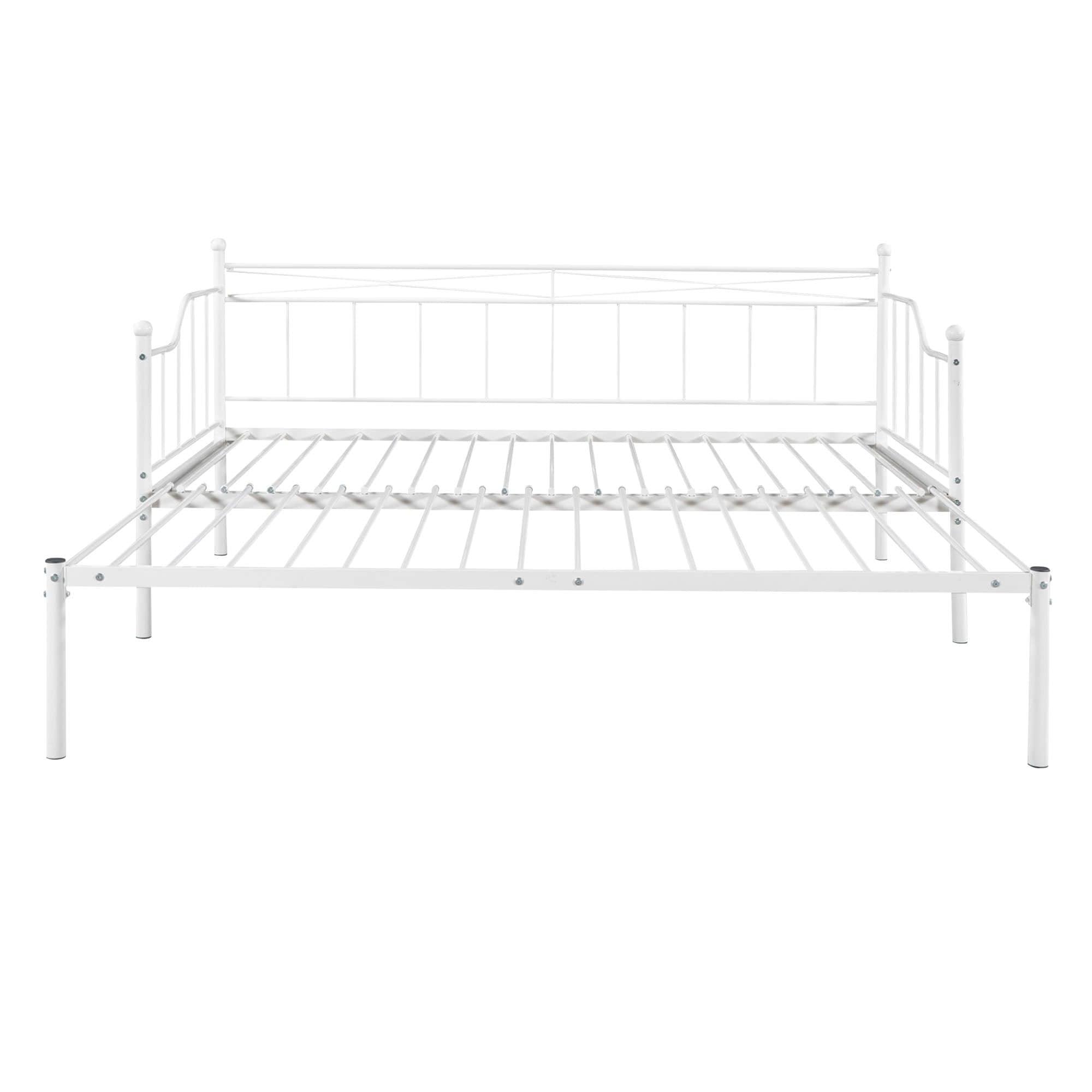 Metal Twin Daybed with Pop up Trundle