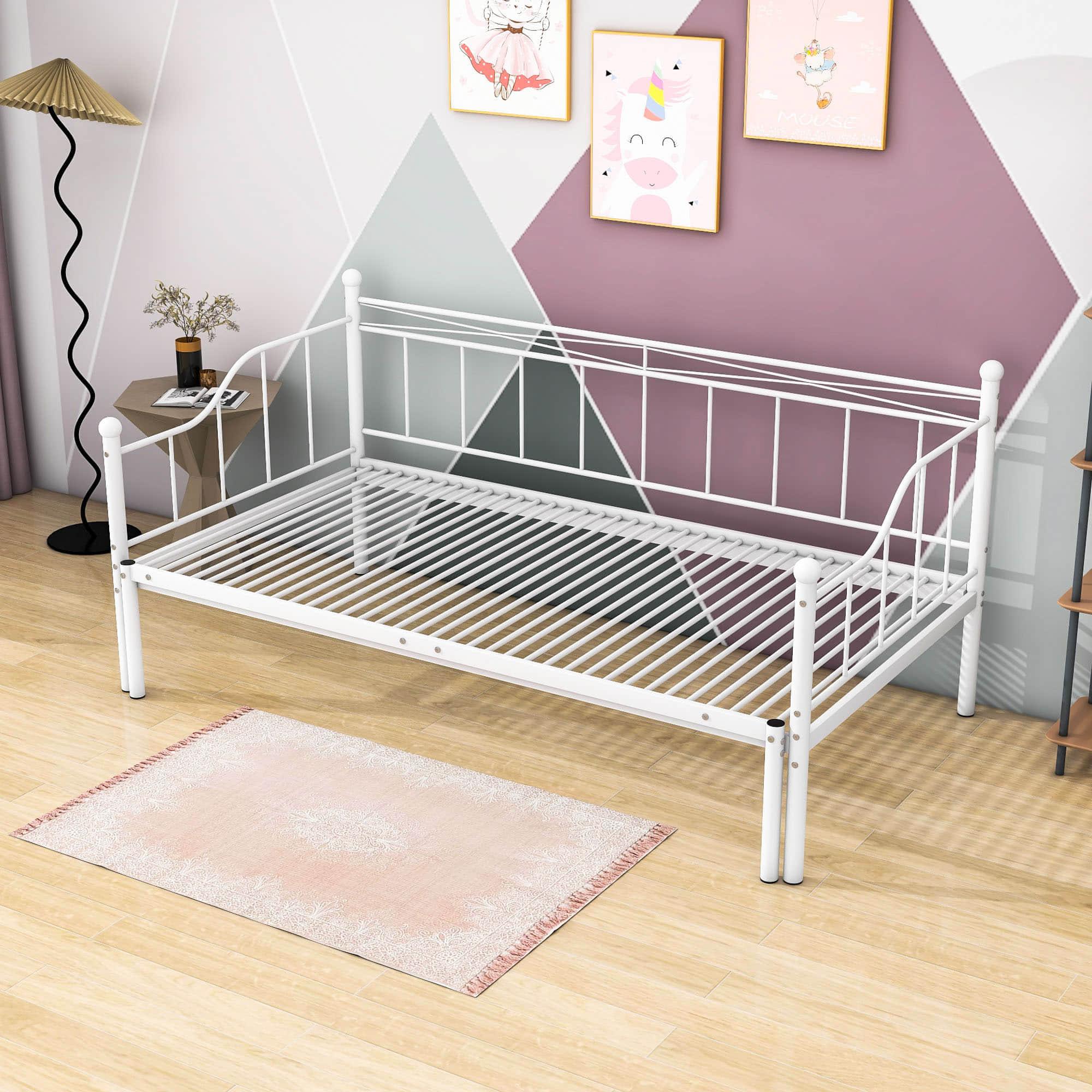 Metal Twin Daybed with Pop up Trundle