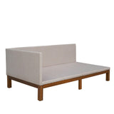 Linen Upholstered Twin Daybed Couch for Living Room