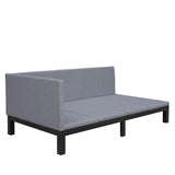 Linen Upholstered Twin Daybed Couch for Living Room